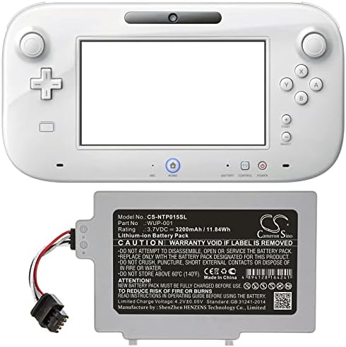 Замена на батеријата за Nintendo Wii U Gamepad WUP-001, PN: WUP-001.3200mAh