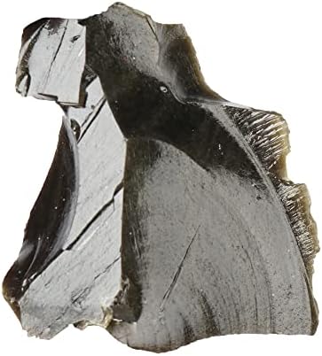 GemHub Природно груб црн опсидијан 565,55 КТ заздравувачки кристал