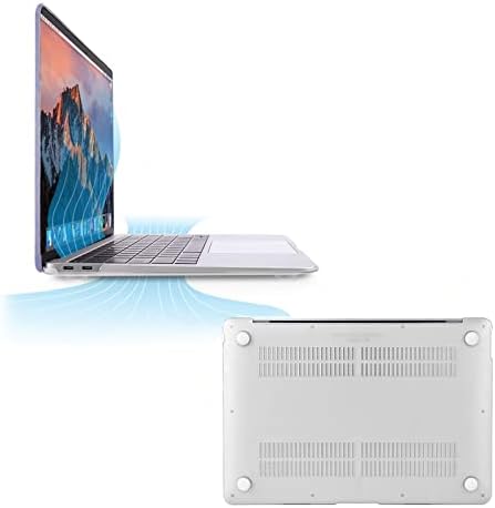 Mosiso компатибилен со MacBook Air 13 Inch Case 2022 2021 2020 2019 2018 Објавување A2337 M1 A2179 A1932 Retina Display, пластична шема тврда