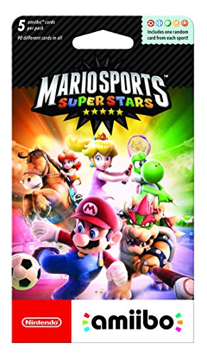 Нинтендо Марио Спортски Суперѕвезди Амиибо Картички 5-Пакет 3ДС