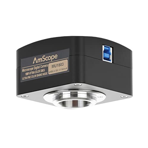 AmScope MU1803 18MP USB3. 0 Во Живо Видео Микроскоп Дигитална Камера