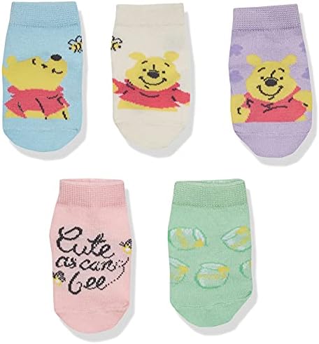 Вини Пух Бебе 5 Спакувајте Кратки Чорапи