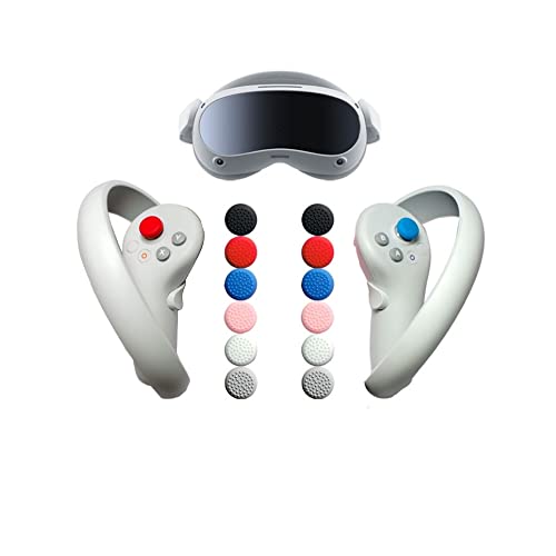 VR контролор палецот ги зафаќа силиконските палецот, ракувајте со капакот на капачето за џојстик за PICO4, замена за додатоци VR додатоци
