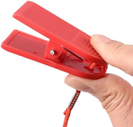 Uxcell Fitness Magnet Key, 36x25mm школка, 15мм диа. Магнет, Универзална безбедносна брава за повеќето неблагодарна работа, црвена боја
