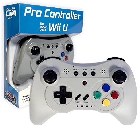 Стариот Скул Безжичен Про Контролер Игра Рампа За Нинтендо Wii U-Греј