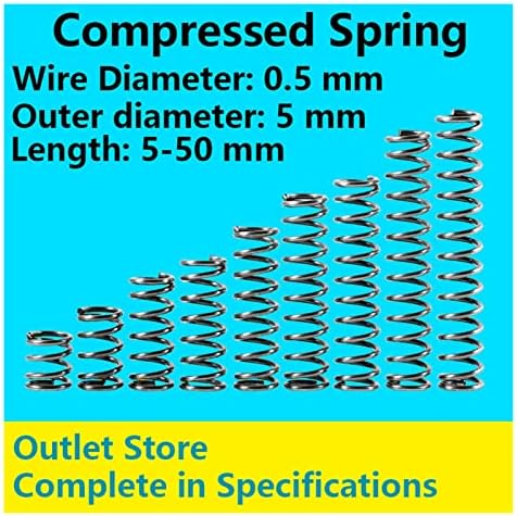 Изворите на компресија се погодни за повеќето поправка I повлечена компресија на пролетниот ротор Компресија на пролетта Дијаметар на