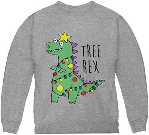 Божиќно дрво Рекс Т-Рекс Смешна џемпер на диносаурус