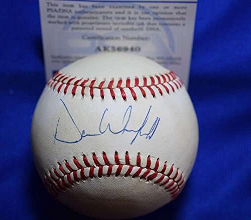 Дејв Винфилд Пса Днк Автограф Ли Мек Фаил Американската Лига Потпиша Бејзбол