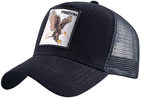 Kistbaobei Trucker Chatcer Chapats за мажи бејзбол капачиња Snapback Unisex Square Patch Cap