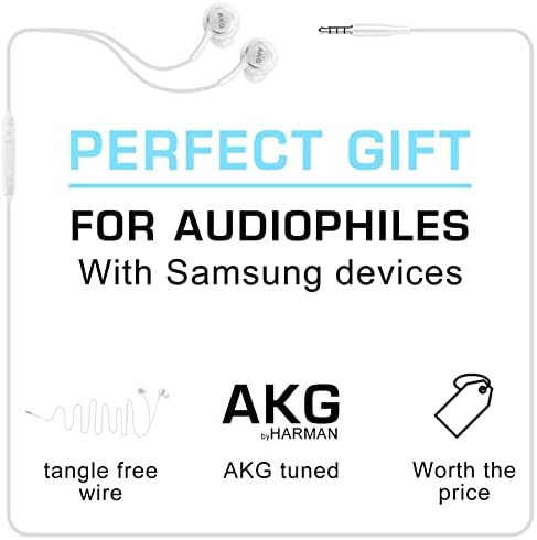 ОЕМ Неверојатни стерео слушалки за Samsung Galaxy A12/A13/A22/A23/A32/A33/A52 5G/A53/A72 5G/White - со микрофон