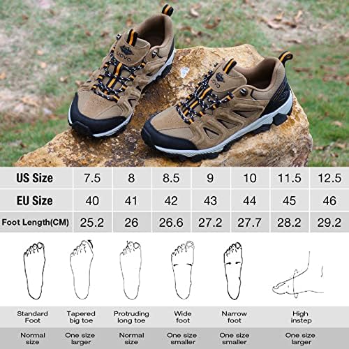 Водоотпорни чевли за пешачење во УОВО, велур кожа со ниско ниво, без лизгање, издржлива лесна лесна чевли за одење, за мажи, на отворено, заостанувајќи