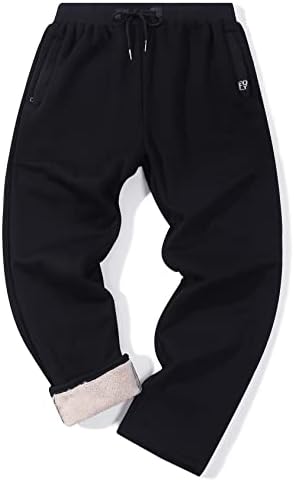 Pehmea руно џогери панталони за мажи Зимски активни трчања Шерпа наредени џемпери