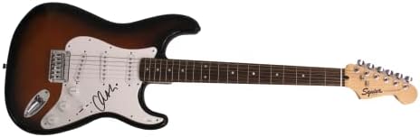 Орианти Панагарис потпиша автограм со целосна големина Fender Stratocaster Electric Guitar A W/ James Spence JSA автентикација - ова е тоа W/ Michael Jackson, виолетово патување, верувајте, небото в?