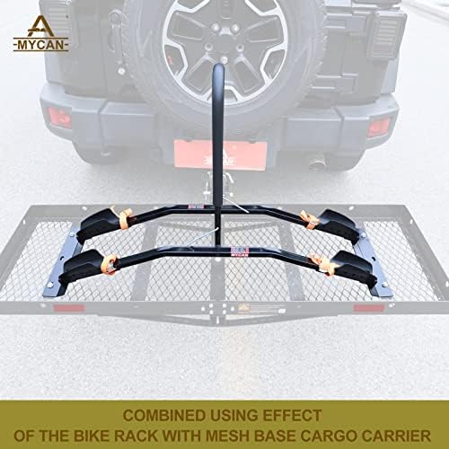 Прицврстување НА Решетката ЗА Велосипеди MYCAN за Носач На Товар со Мрежеста Основа, Одговара На 2 Велосипеди