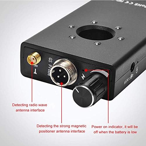 Мулти-функција скриен детектор за откривање на грешки на фотоапарати GPS сигнал леќи Анти-Спај RF магнетски тракер GSM Уред за слушање инфра-црвен