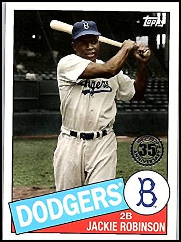 2020 Топс 1985 35-годишнина #85-22 Џеки Робинсон Бруклин Доџерс МЛБ Бејзбол Тргување Картичка