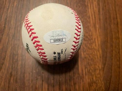 Ерни Банки Чикаго Младенчињата Еден Потпишан Бејзбол Џса-Автограм Бејзбол