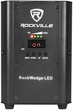 Пакет Rockville Rockwedge Black Battery Wireless PAR светла+кутија за полнење