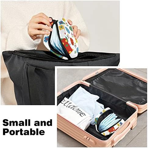 Велигденски Елементи Торба За Складирање Санитарни Салфетки Пренослив Комплет За Периоди Торбички За Торбички За Менструални