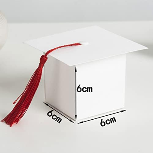 ОМДОН 24 парчиња Капа За Дипломирање Кутија За Бонбони Забава За Дипломирање Ја Фаворизира Прославата На Дипломирањето Чоколадна Кутија Персонализирани Украси За
