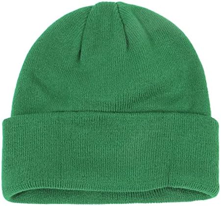 Зимву Бејни капа за жени мажи акрилик зимска капа плетена череп капа топло скијачки капи манжетирани гравчиња