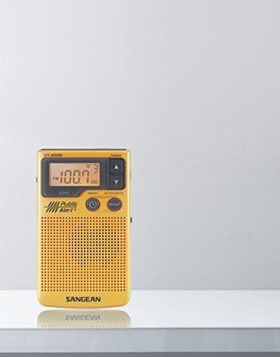 Sangean DT-400W AM/FM Дигитален временски аларм џеб радио