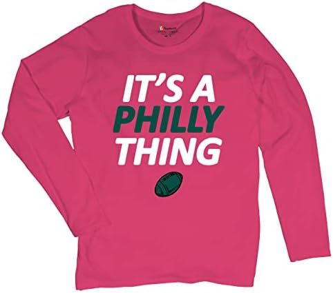 Тоа е фили нешто смешна маица за женски долги ракави, Филаделфија птици Фан шампиони град на братски loveубов фудбал мува