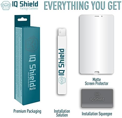 IQ SHIELD Matte Ectar Protector компатибилен со Samsung Galaxy Tab A 8.0 анти-сјајни анти-меурчиња