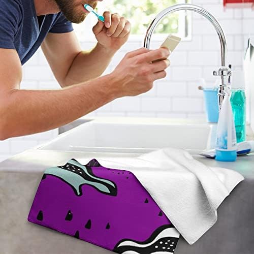 Скинки лисици рачни крпи лице за миење на телото за миење меки меки мијалници со слатки печатени за кујнски хотел за кујна секојдневна