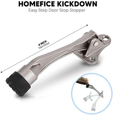 НАСЛОВНА&засилувач;Јас Лесно Педалата Kickdown Врата Затка, 4-Инчен Основни Комерцијални Врата Држач Удар Врата Kickstand Висина Прилагодливи