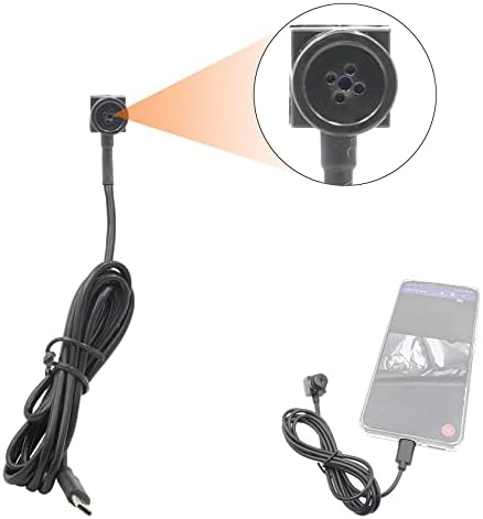 Sheawasy Spy Spy Chape Camera Camera Live Stream Надворешна телефонска камера за андроид паметен телефон кој се носи каросерија камера