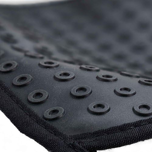 Поставете сет на држачи за силиконски и ткаенини од Германија од 2, црна