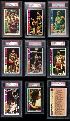 1976-77 Комплети за кошарка Топс Комплетен сет 8 - НМ/МТ - Комплетни комплети за кошарка