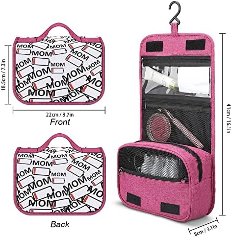 Фанистар Ниска Батерија Мајка Тоалет Организатор Торба Со Виси Кука За Шминка Козметички Патни Додатоци