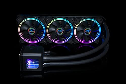 Алфакул Ајсбаер Аурора Се-Во-Едно Процесорот Кулер, 360, Дигитални RGB