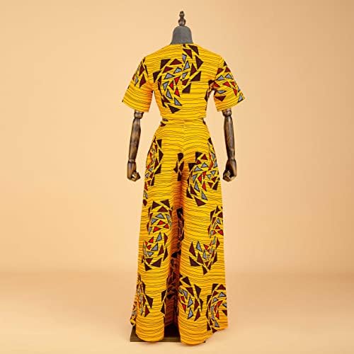 Поставување на тренерки за жени африкански врвови за печатење и панталони со анкара плус големина дашики облека за тренерки облеки восок памук памук