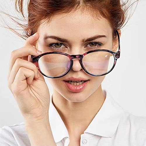 CVVTSPE 3 Пакет Очила За Читање Сина Светлина Блокирање Стилски Мачка Око Компјутер Читачи Анти Очила &засилувач; Отсјај За Жени