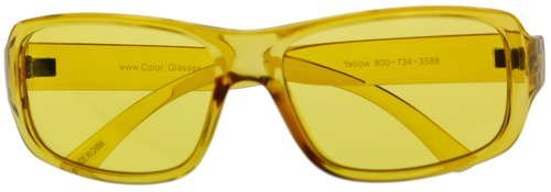Biowaves Очила за терапија во боја, мали очила за сонце, сет од 7 бои