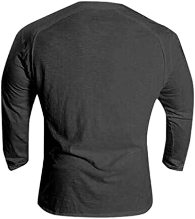 Преголеми кошули за мажи обична редовна екипаж на екипаж 2023 маици со долг ракав Класичен фитнес тренингот кошула за мажи