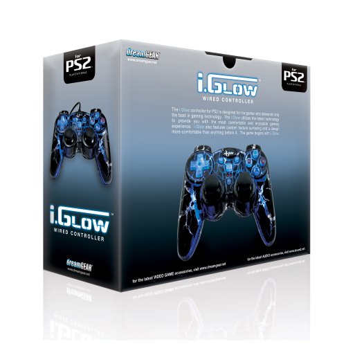 PlayStation 2 I.Glow контролер со 5 вградени во LED's