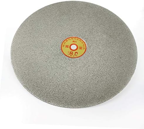 X-Ree 250mm 10-инчен Grit 80 Diamond обложени рамни лап-диск тркало за мелење на пескарење (Disco de lija de 250 mm de 10 Pulgadas