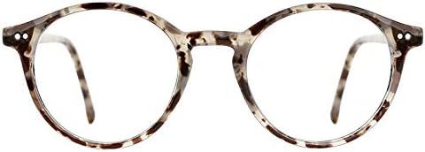 Тијн Сина Светлина Блокирање Очила Мажи Жени Гроздобер Дебел Круг Раб Рамка Очила