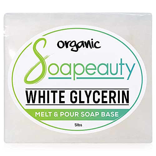 Бела база на сапун | Глицерин се топи & истурете | Природно за правење сапун | 5 фунти