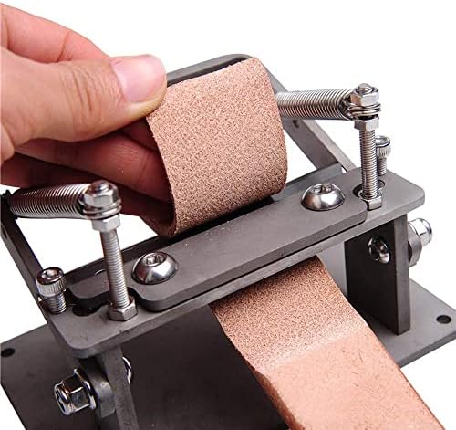 DIY не'рѓосувачки занаетчиски кожни кожни ленти за кожни ленти за слабеење Машина за коцка од кожа сплитер машина за сечење алатки за