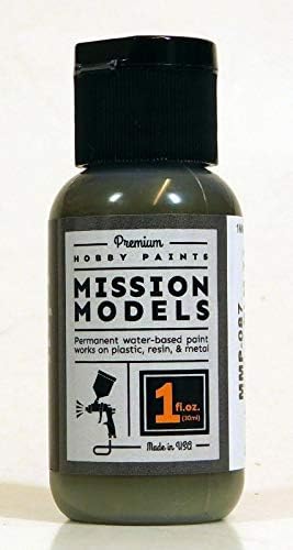 Модели на мисија Dunkelgrun RLM 71 Miommp087 Пластика боја акрилик