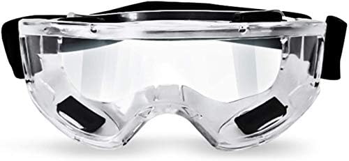 Безбедносни очила-Очифија за безбедност ， Анти-магла заштитни очила за безбедност на леќи со широка леќа прилагодлива хемиска прскање