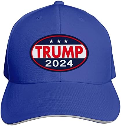 GHBC Трамп 2024 возрасни бејзбол капа за бејзбол капа на женски шминка за прилагодување на шапката за прилагодување на мажот