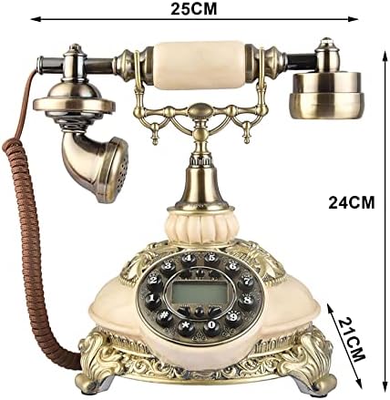 Смола од абаипј Европски стил старомоден телефонски телефонски телефонски телефони Погоден гроздобер телефон за украсување