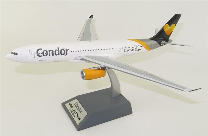 JFOX Condor за Airbus A330-243 G-VYGK со Stand Limited Edition 1/200 Diecast Aircraft претходно изграден модел