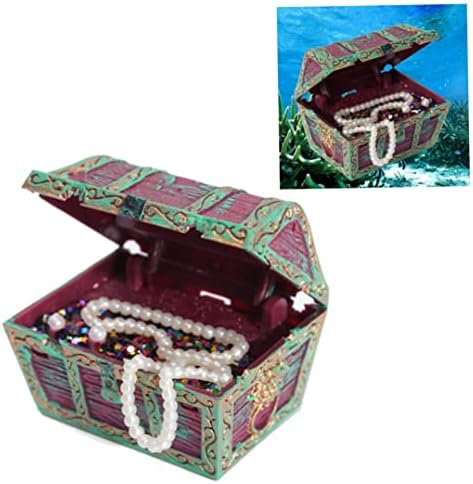 Kuyyfds гроздобер богатство кутија антички риба резервоар украс пејзаж аквариум додатоци за украси дома орнаменти аквариум декор